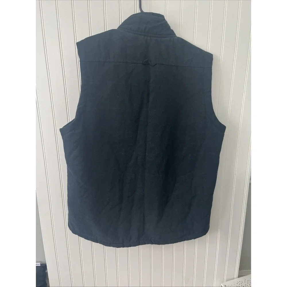 Simply‎ Southern Vest Mens XL Black Red Plaid Sleeveless Preppy Outdoors Casual